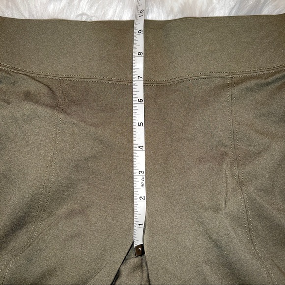 Old Navy Olive Green Stevie High Rise Ponte Knit Seamed Leggings Size Small - Picture 6 of 7